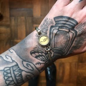 Typewriter Key Bracelet